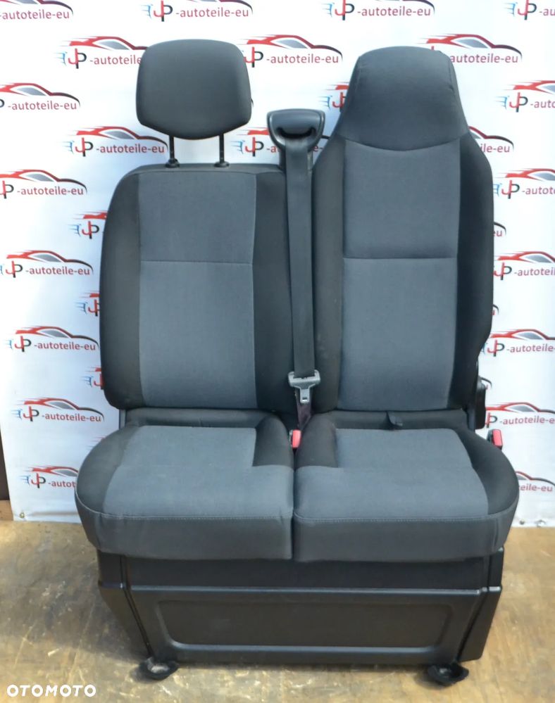 RENAULT MASTER 3 III 4 IV Fotel Fotele Prawy Pasażera Pasażer Ławka Lawka Dwójka Podwójny Kanapa - 3