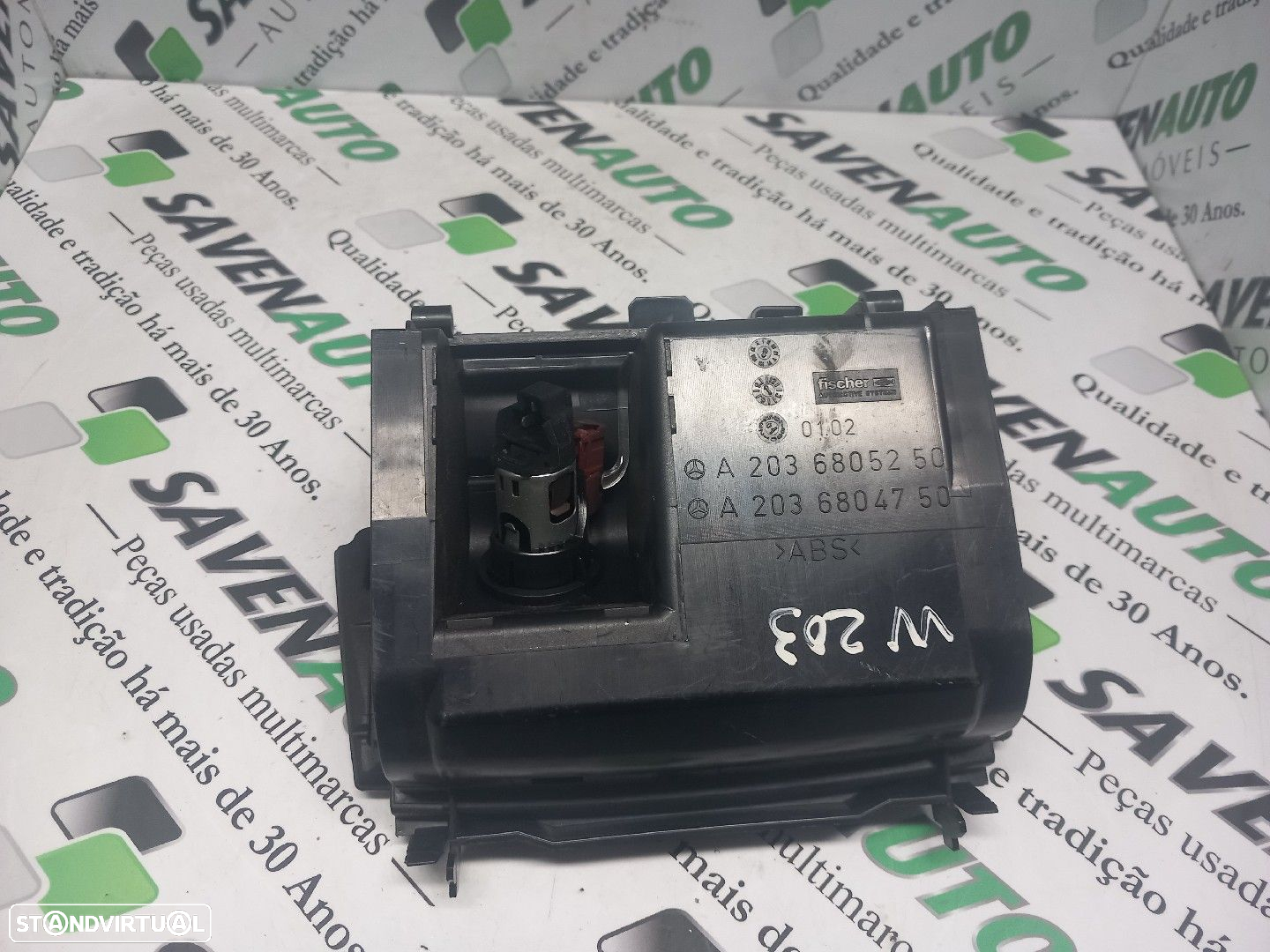 Cinzeiro / Gaveta Consola / Porta Objetos Mercedes-Benz C-Class (W203) - 4