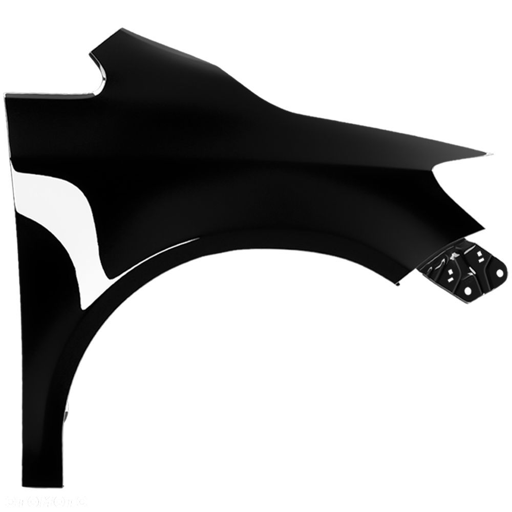 BLU Błotnik VW GOLF VI PLUS 6 + L041 LO41 prawy czarny 09-13 przód Schwarz - 2