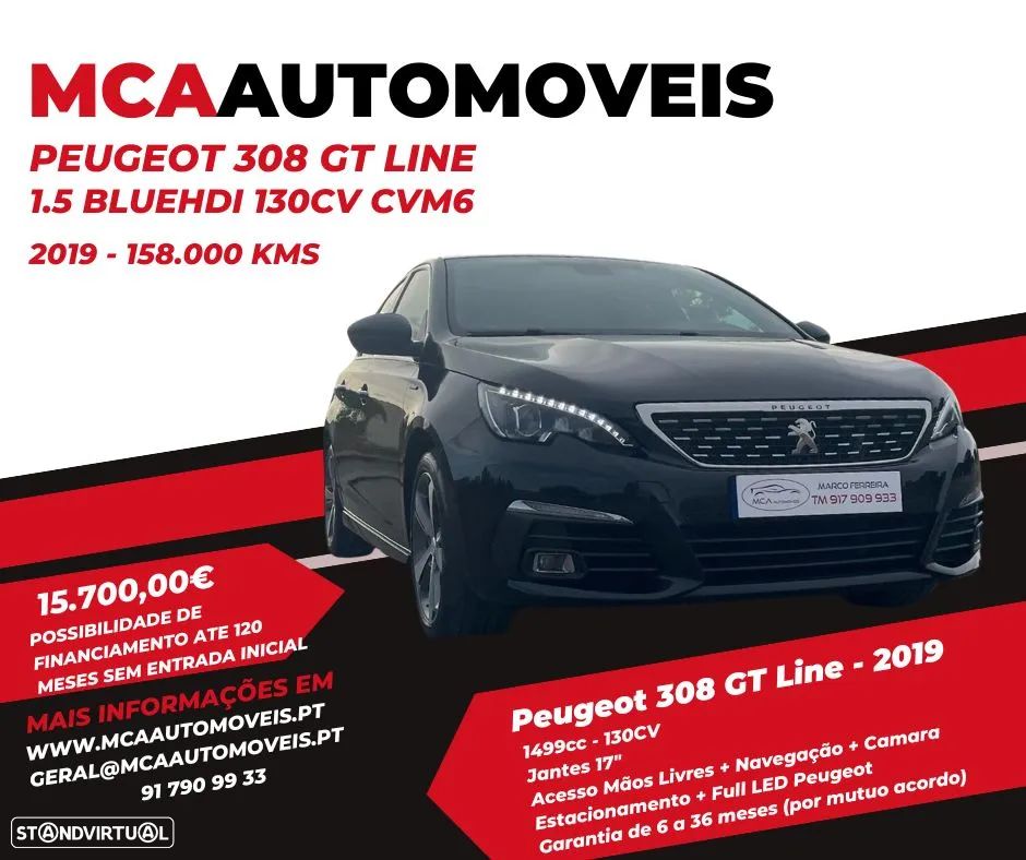 Peugeot 308 1.5 BlueHDi GT Line - 47