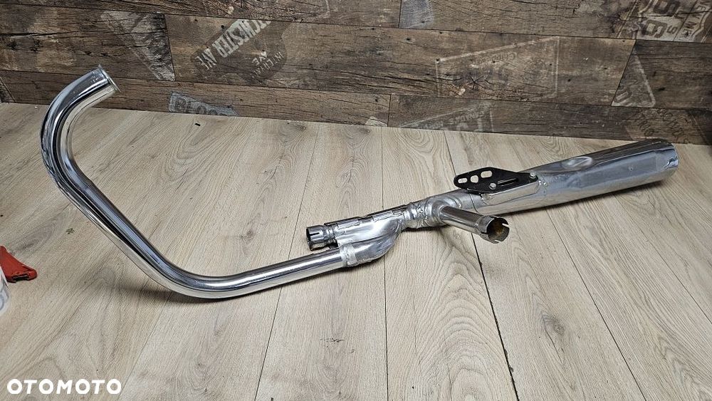 Tłumik Prawy kolektor Yamaha XS750 (1977-1979) XS 750 Triple 1T5-14721 - 6