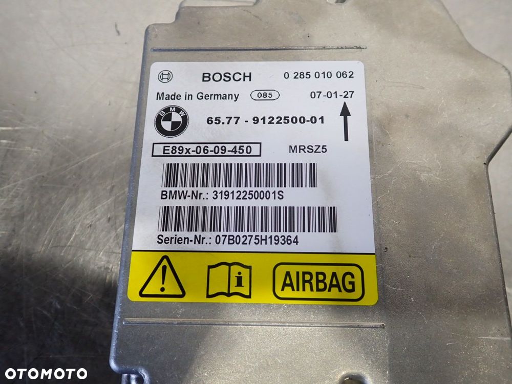MODUŁ AIRBAG BMW E91 65779122500 - 5