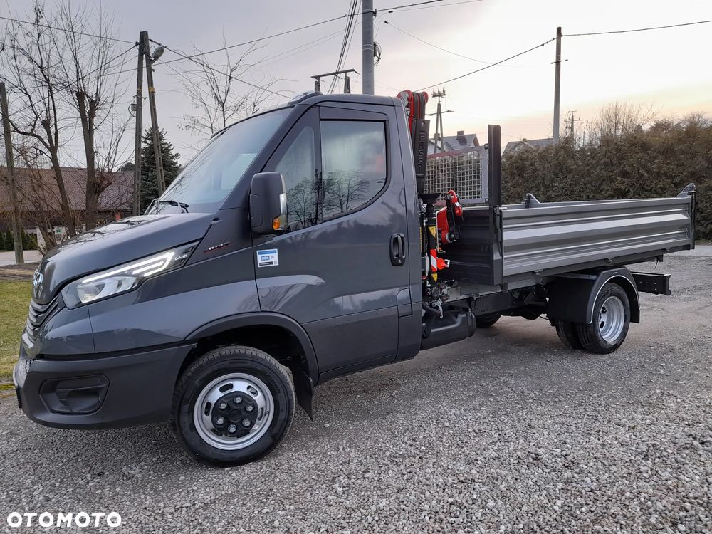 Iveco 50c16 50c18 dmc 3,5t silnik 3.0 HDS dzwig żuraw FASSI f40 WYWROTKA kiper skrzynia - NOWY- Polski salon - 15