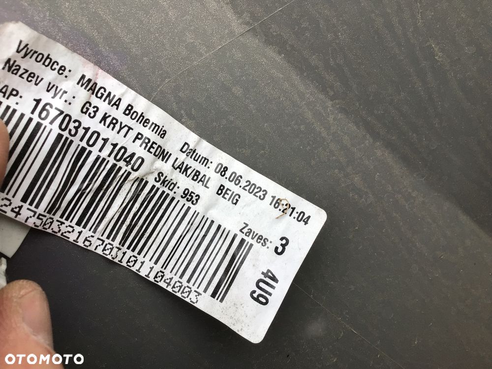 Zderzak przedni Toyota Aygo X kod 4U9 - 8