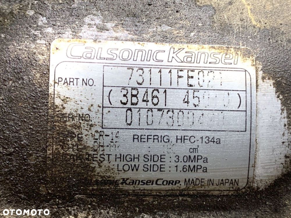 SPRĘŻARKA KLIMATYZACJI  SUBARU IMPREZA Kombi (GG) 2000 - 2008 2.0 AWD (GG9) 92 kW [125 KM] benzyna - 4