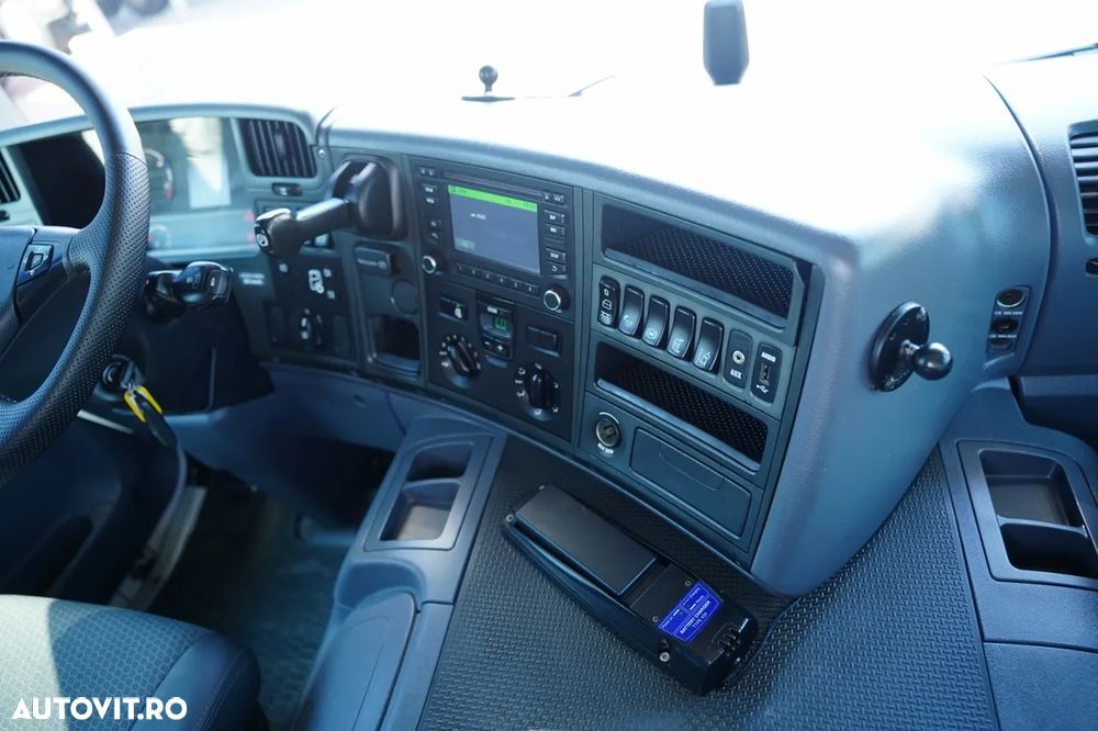 Scania P 280 / 4X2 / BASCULĂ + HDS HMF 635 K2 / RADIOCOMANDĂ / ROTATOARE / EURO 6 / - 33