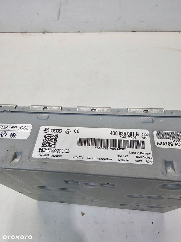 TUNER RADIOWY RADIA AUDI A3 A4 A5 A6 A7 Q5 4G0035061N - 5