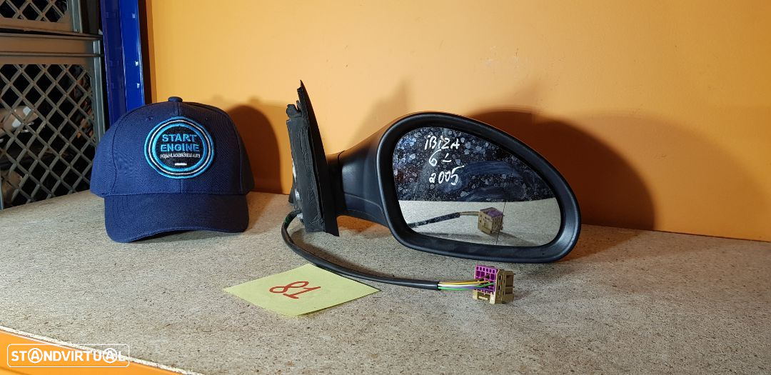 Espelho Retrovisor Seat Ibiza 6L Rebativel ESQ e DRT - 3