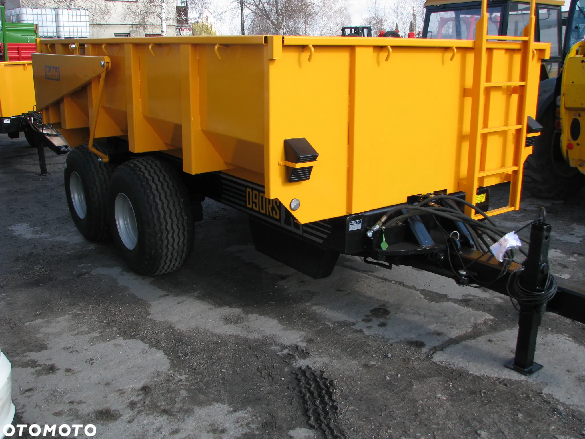 Inny Przyczepa budowlana KELLFRI - 6-9-Ton skorupowa - wywrot do tyłu - 2