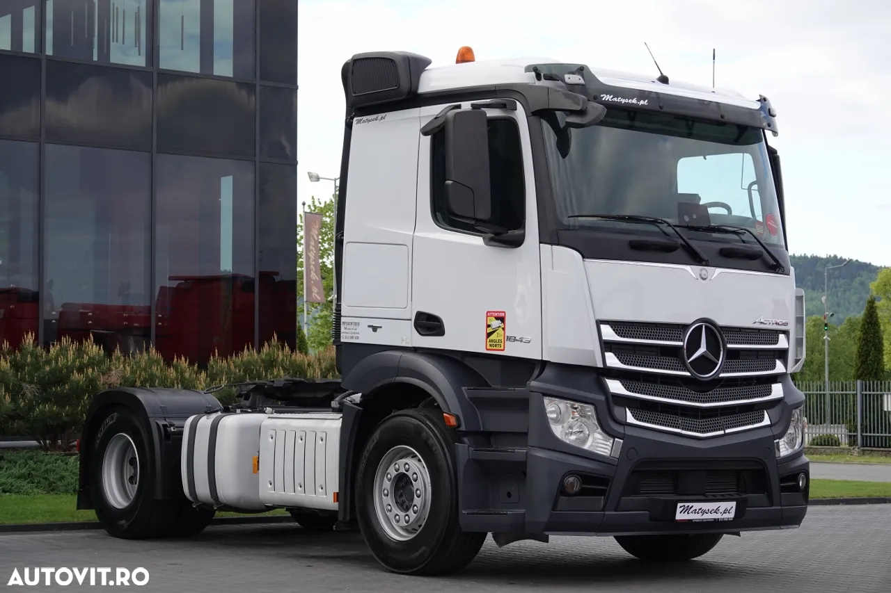 Mercedes-Benz ACTROS 1843 / RETARDER / HIDRAULIC / LOW CABIN / 2017 - 2
