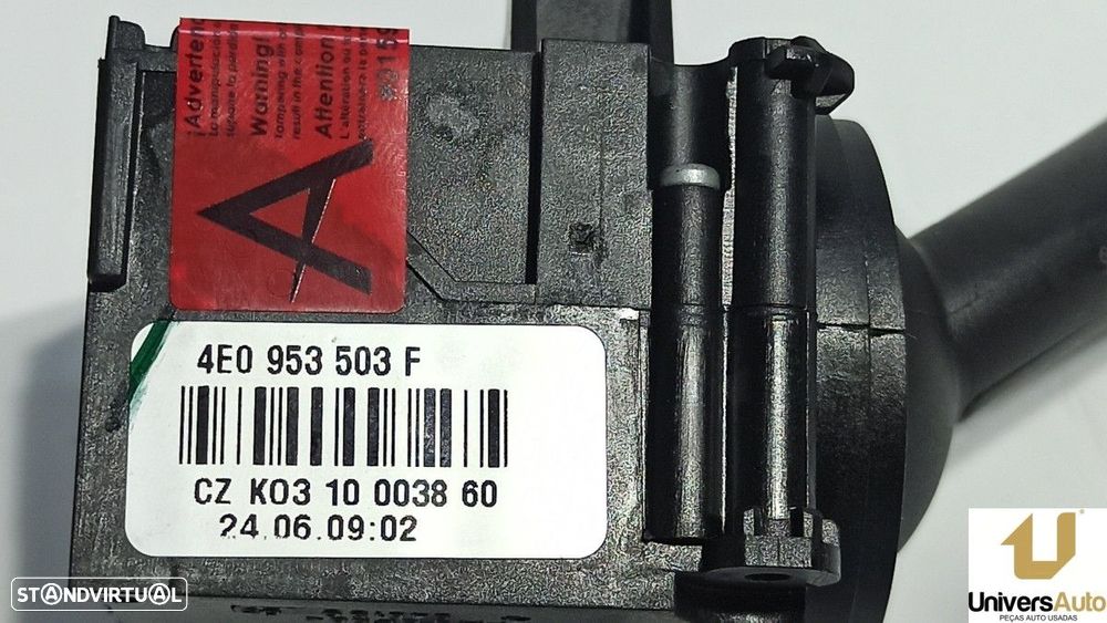 COMANDO DO LIMPA-VIDROS AUDI A8 (4E2) 3.2 - 3