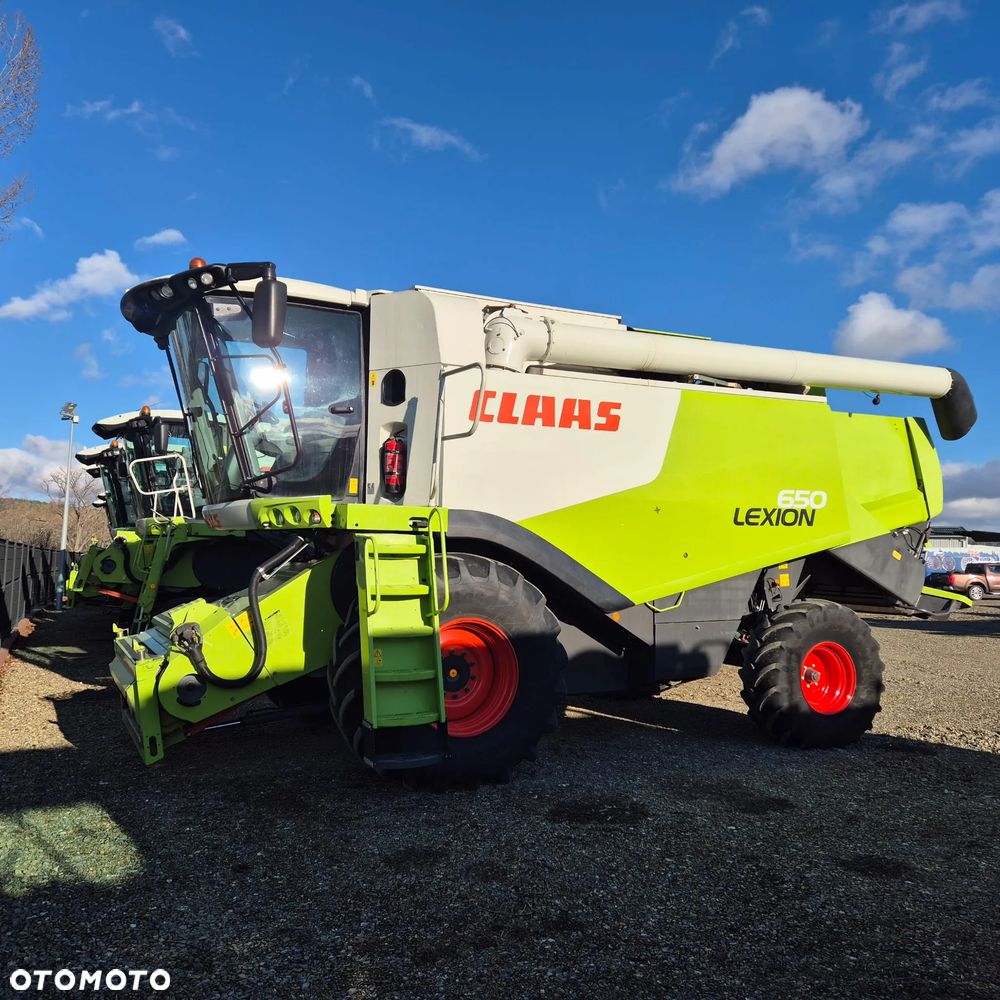 Claas Lexion 650 z hederem - 6