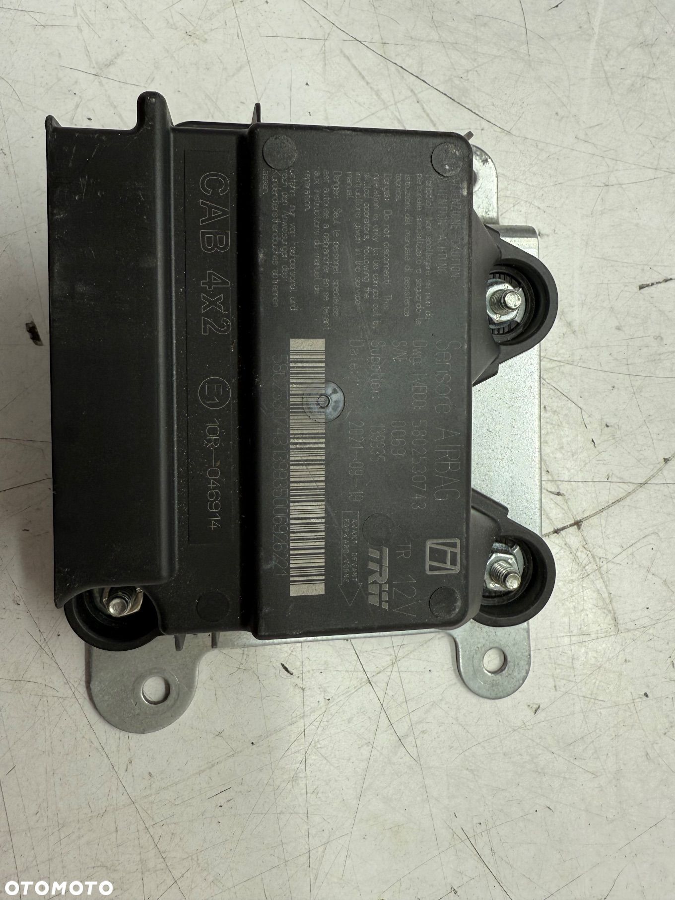Moduł sensor airbag poduszki powietrznej Iveco Daily 5802530743 - 1