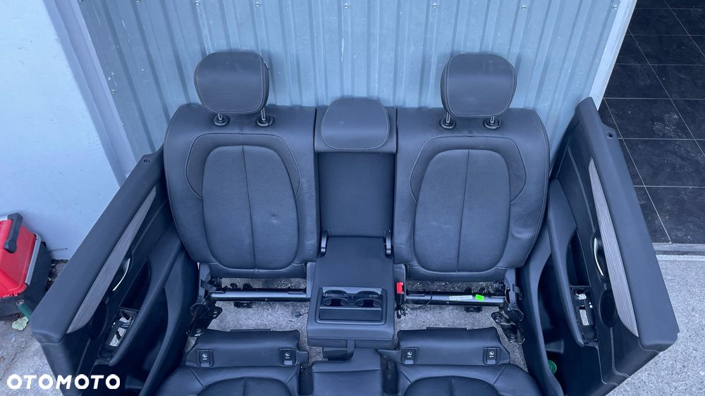 Bmw 2 active tourer f45 fotele kanapa boczki czarna tapicerka  skóra wentylowana - 4