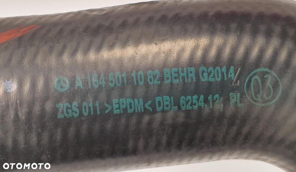 WĄŻ RURA WODY MERCEDES ML W164 3.0 CDI V6 A1645011082 - 4