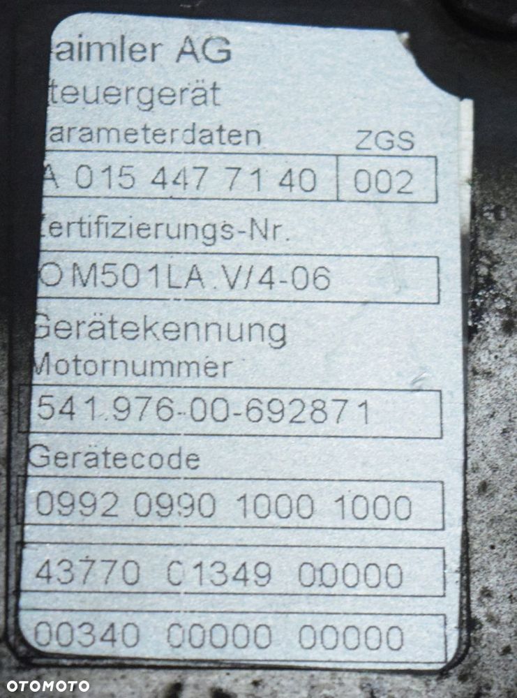 STEROWNIK SILNIKA MERCEDES ACTROS ATEGO AXOR SETRA - 2