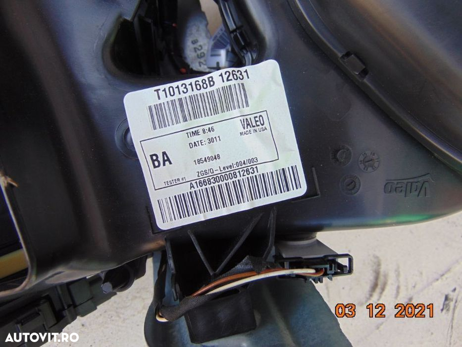 Motoras aeroterma spate Mercedes ML W166 GLE X166 GLmotoras incalzire - 3