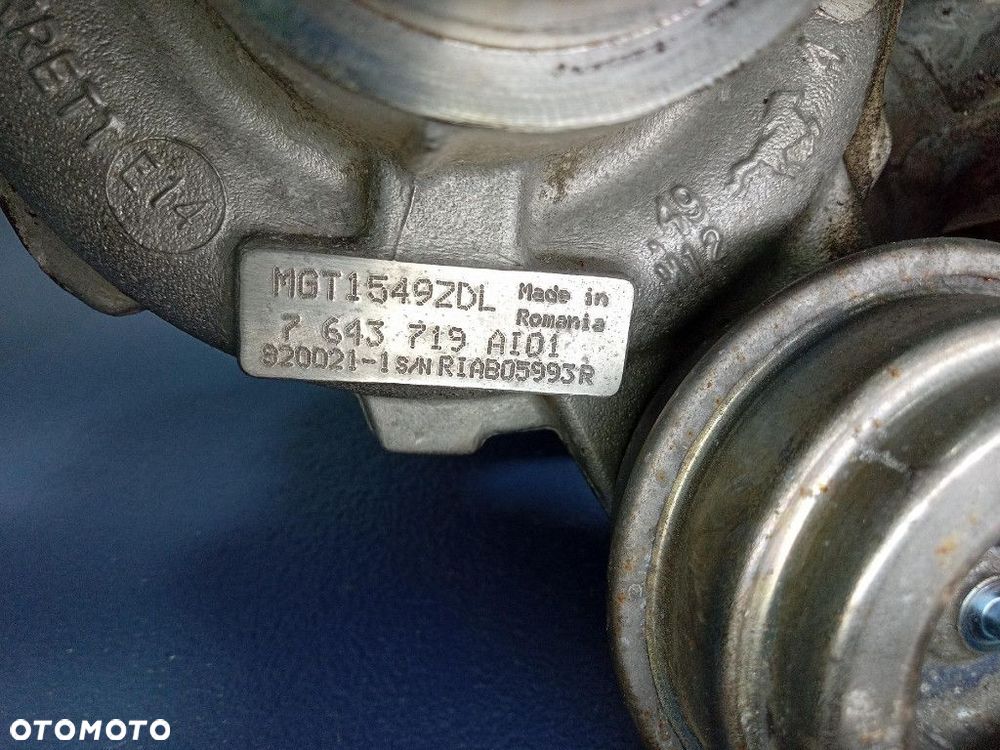 BMW 1 F20 1.6 136KM TURBOSPRĘŻARKA 7643719 N13B16A - 3