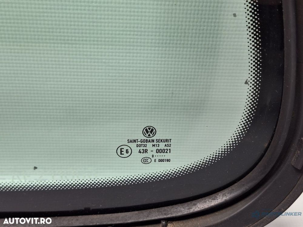 Geam fix lateral stanga spate VOLKSWAGEN PASSAT Variant 3C5 2005 - 2011 TDI CAYC SAINT-GOBAIN 43R-00021 3C9845297AK - 3