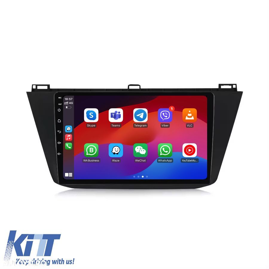 Navigatie Dedicata Volkswagen Tiguan (2016 - 2023) 10 Inch, 8Gb Ram, 2 - 4