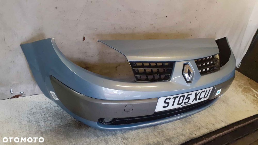 ^ ZDERZAK PRZÓD PRZED DO RENAULT SCENIC II 2 TED66 BŁĘKITNY HALOGENY - 4