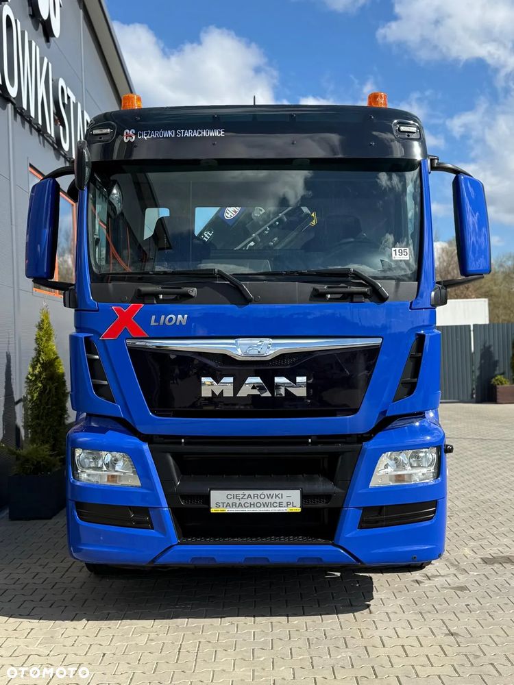 MAN TGS TGX 26.360 / E6 / 143tys km !!! skrzynia + żuraw HMF / manual / dzwig HDS kran crane 6x2 / 6x4 - 19