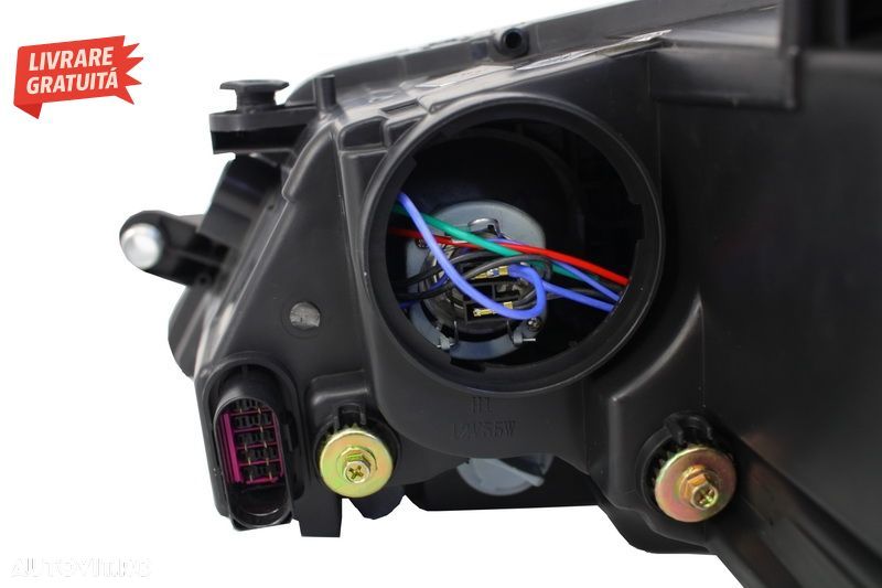 Faruri LED DRL VW Jetta Mk6 VI Non GLI (2011-2017) Semnal Dinamic Secvential Demon- livrare gratuita - 13