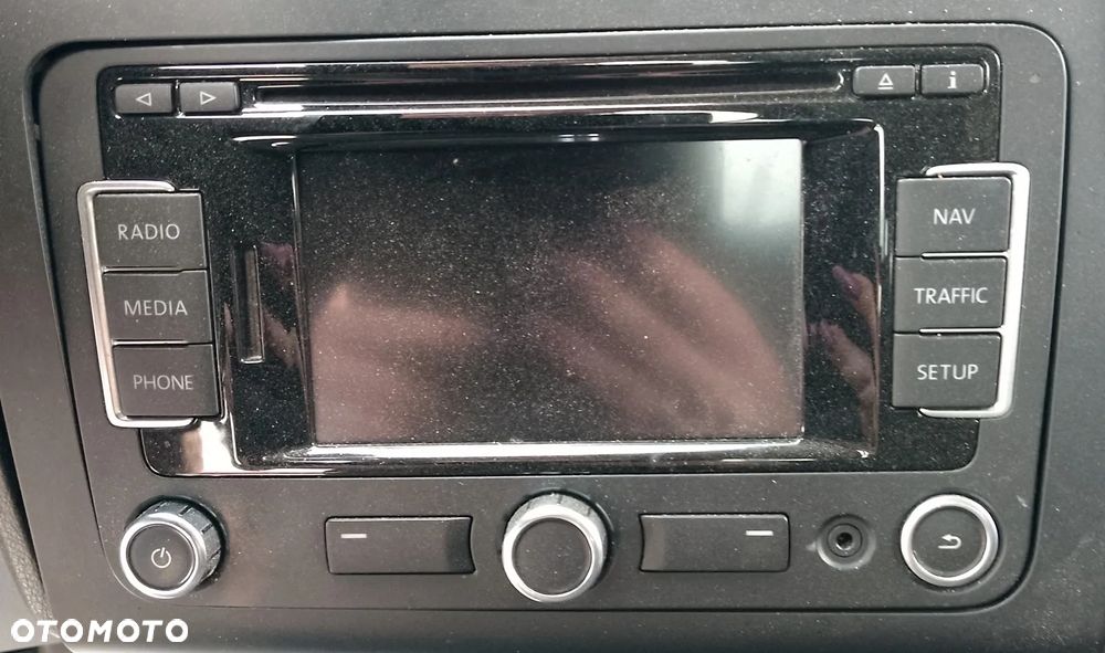 VW TOURAN II LIFT RADIO RADIOODTWARZACZ WYŚWIETLACZ EKRAN NAWIGACJI - 1