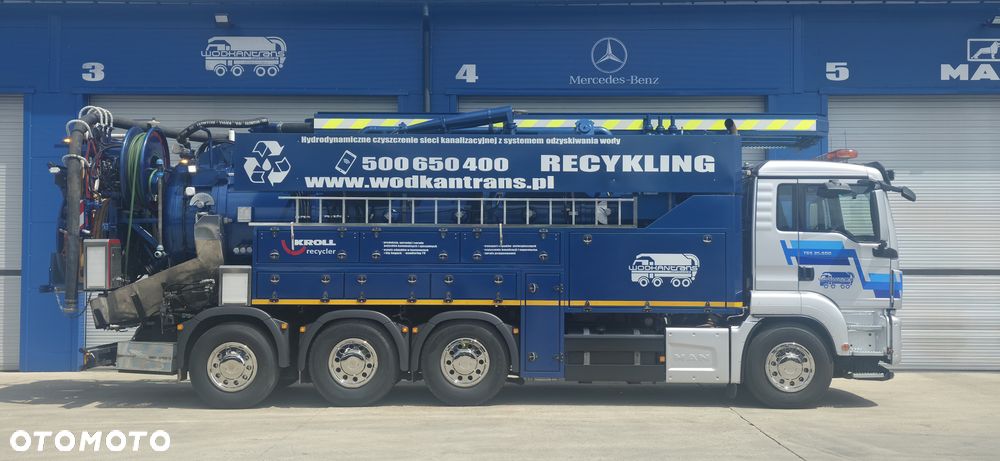 MAN TGS 35.500 KROLL Recycler CVS 3100 URACA P4-45 540ll/175bar - 4