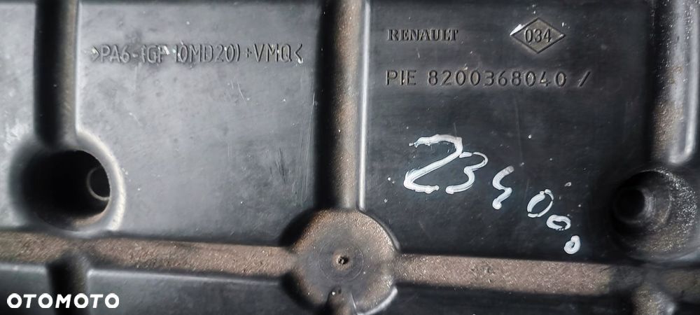 POKRYWA OSŁONA GÓRNA SILNIKA F9Q MEGANE II SCENIC II 1.9 DCI 8200368040 - 2