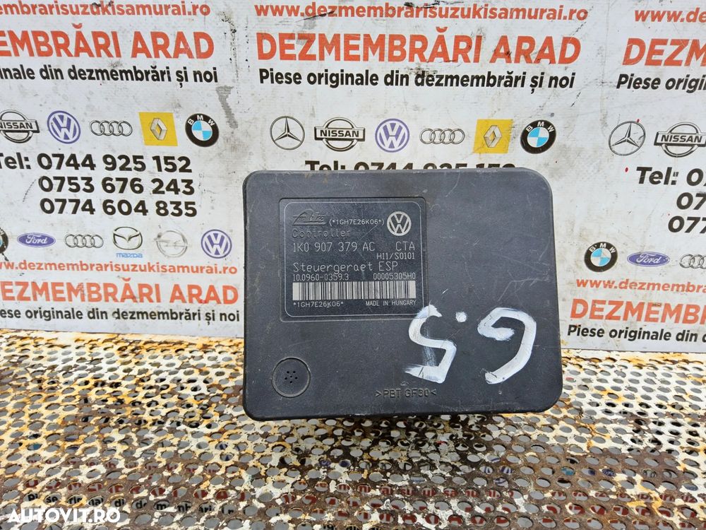 Modul ABS Vw Golf 5 cod 1k0614517ae unitate abs ecu calculator audio a3 seat leon - 1