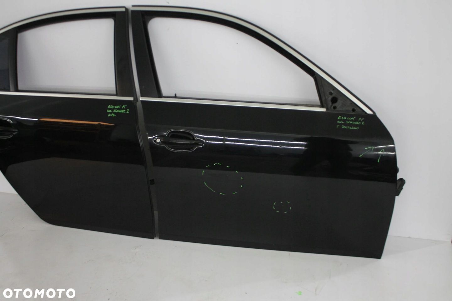 DRZWI PRAWY PRZÓD PRZEDNIE BMW E60 E61 SCHWARZ 2 - 1