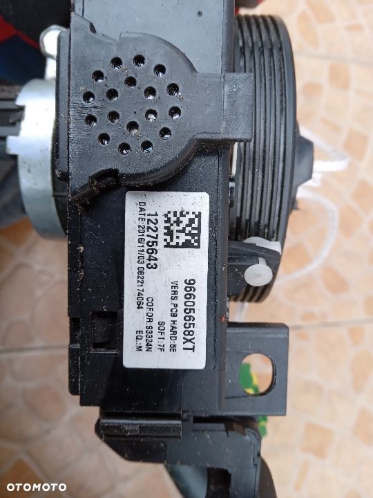Peugeot 206 CC przełącznik pod kierownicę 96605658XT - 2