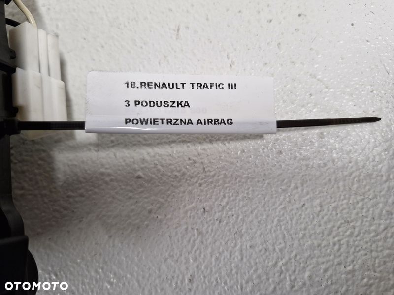 renault trafic iii 3 poduszka powietrzna airbag kierowcy kierownicy 985700198r - 7