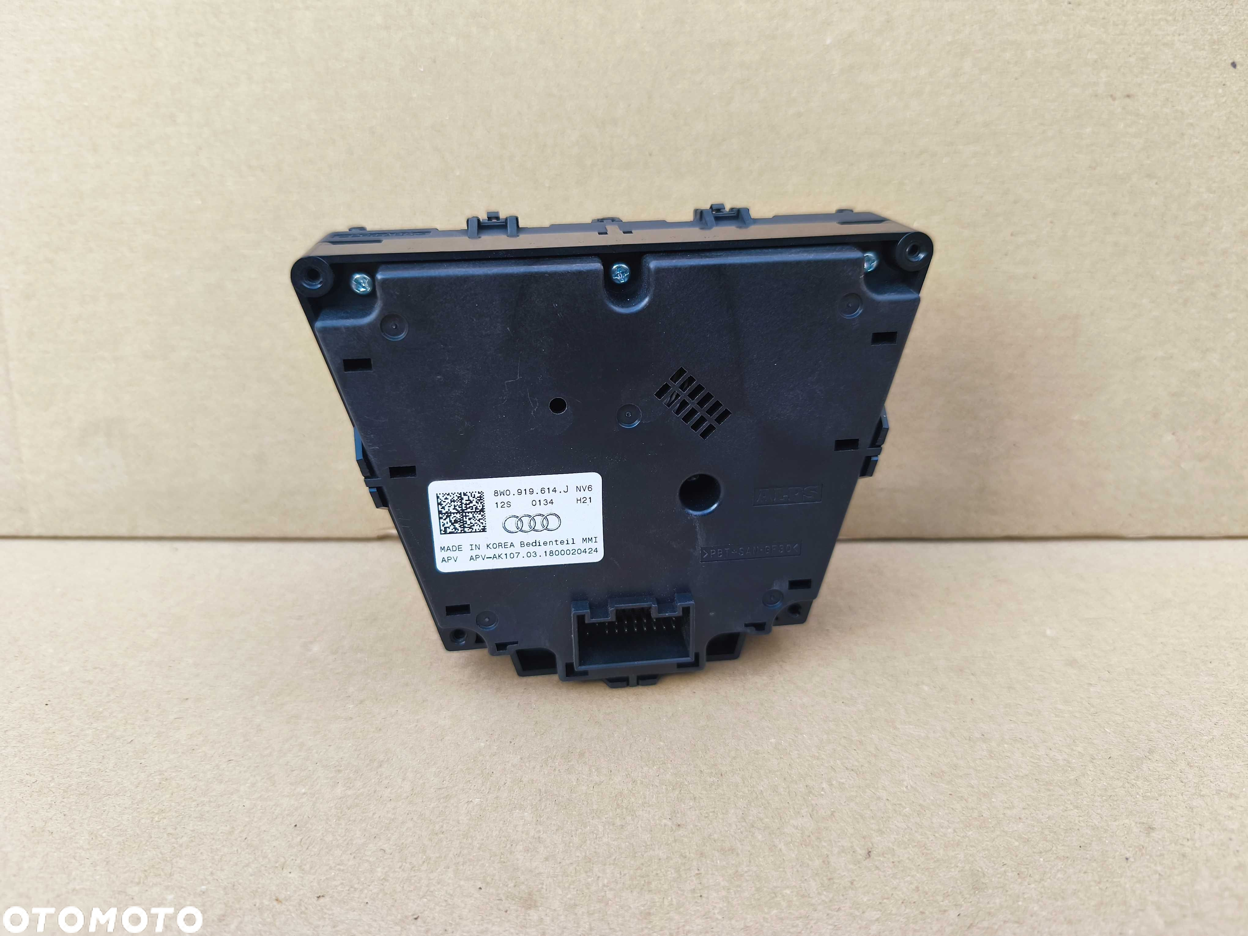 Audi A4 B9 8W panel sterowania radia MMI pokrętło igła 8W0.919.614J - 5