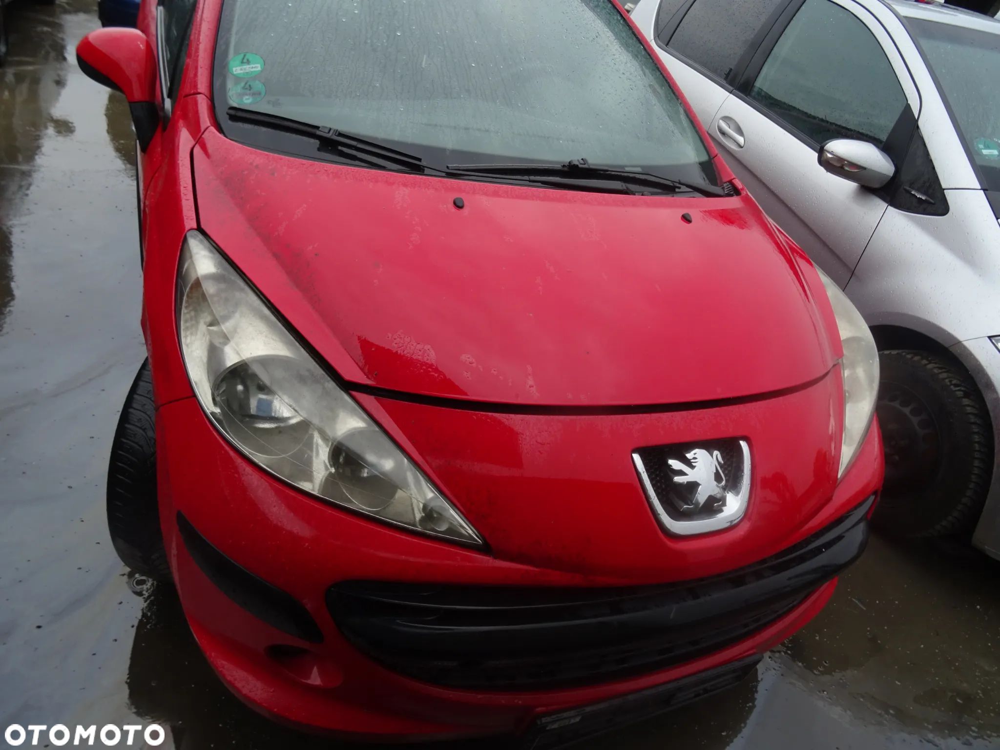 Peugeot 207 1.4 8v benzyna 2007 lakier(KKNB) na części drzwi klapa maska zderzak - 1