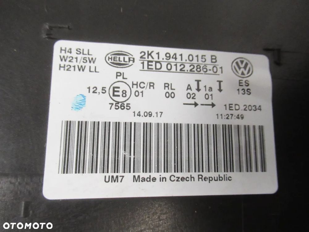 LAMPA PRZEDNIA PRZÓD LEWA VW CADDY III 3 LIFT 2K1 2015-2020 - 26
