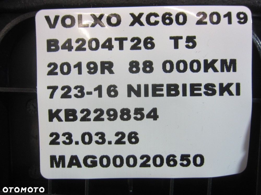 VOLVO XC60 II XC 60 2 GŁOŚNIK KONSOLI DESKI ROZDZIELCZEJ HARMAN 31456863 - 7