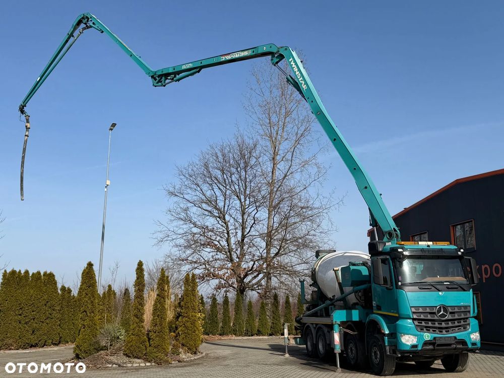 Mercedes-Benz AROCS 3742 8x4 EURO6 POMPOGRUSZKA SERMAC 4Z28 9m3 - 33