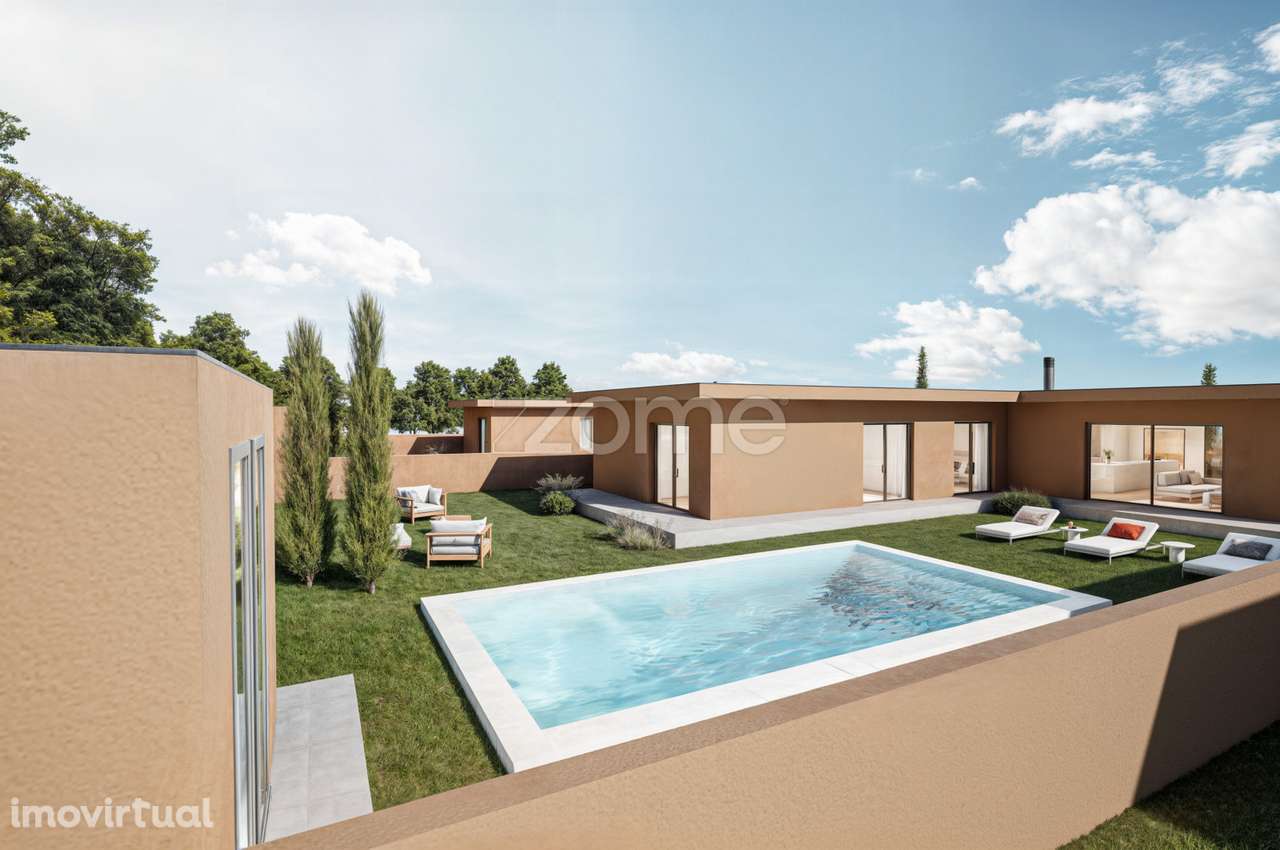 Moradia Térrea Individual com Piscina, em Briteiros, Guimarães - Grande imagem: 4/19