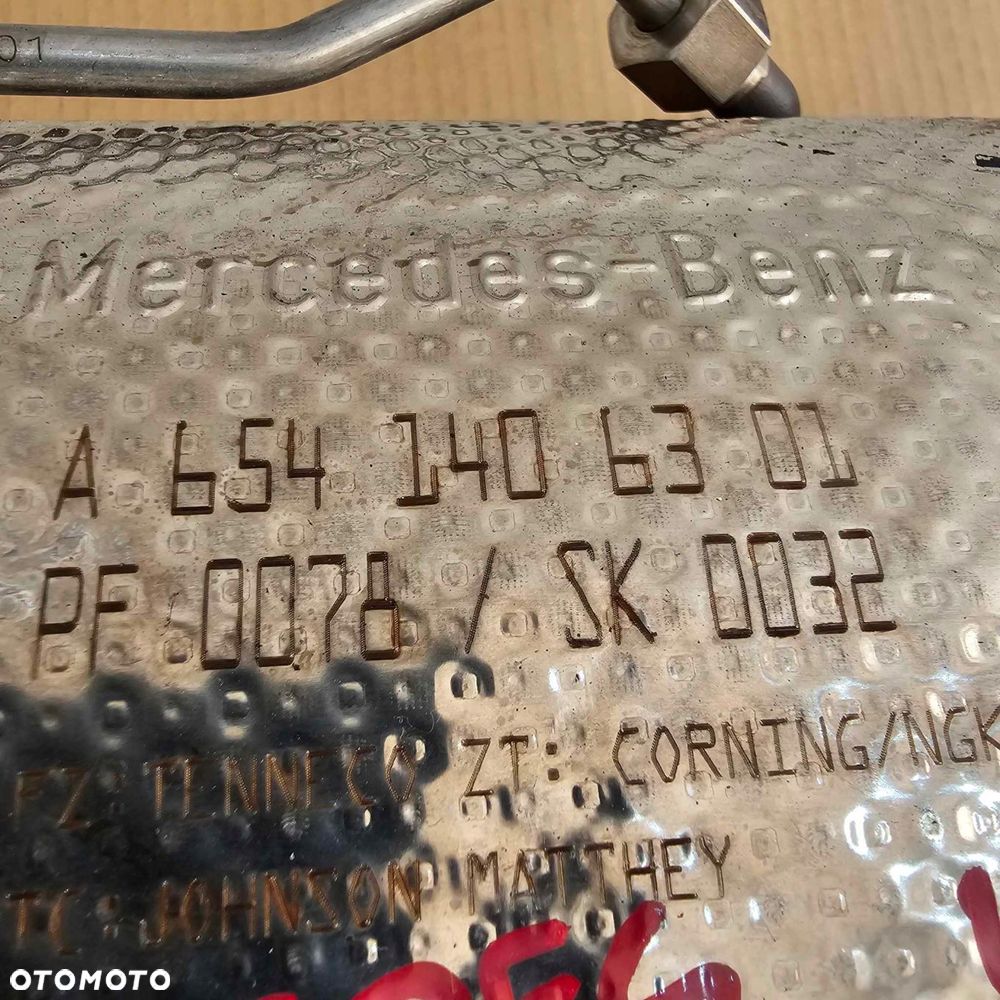 mercedes c205 w205 katalizator dpf fap filtr - 2