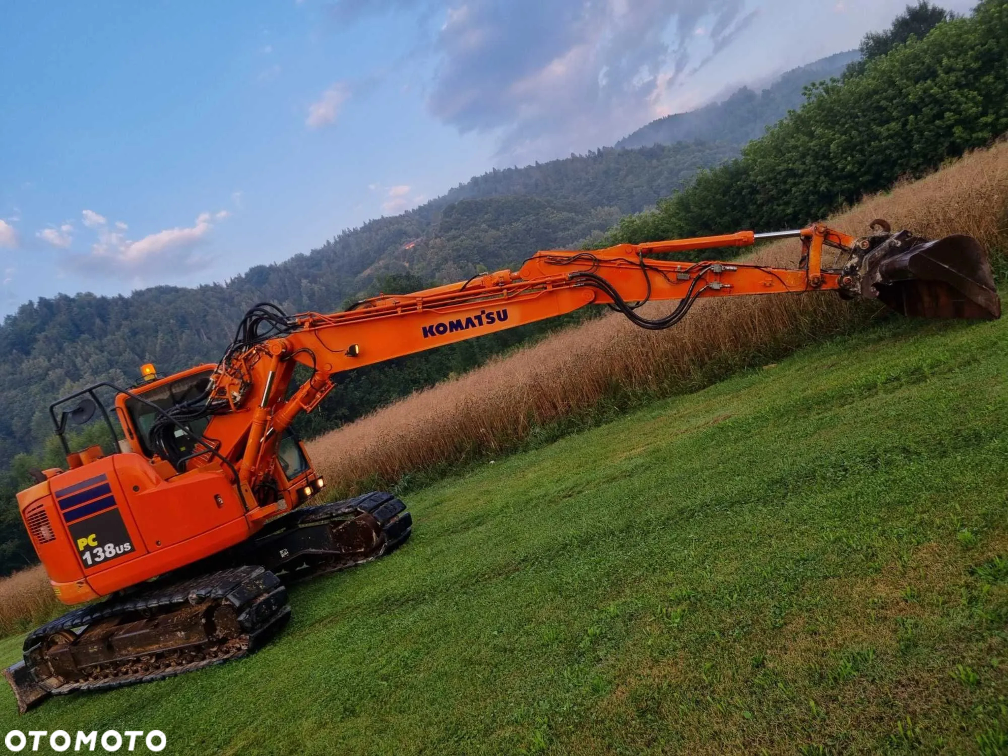 Komatsu Koparka 15 ton PC138US-10 3x Łamane ramię Klima 2017r z Norwegii 5100mt centr.smarowanie Jak Nowa z Norwegii - 2