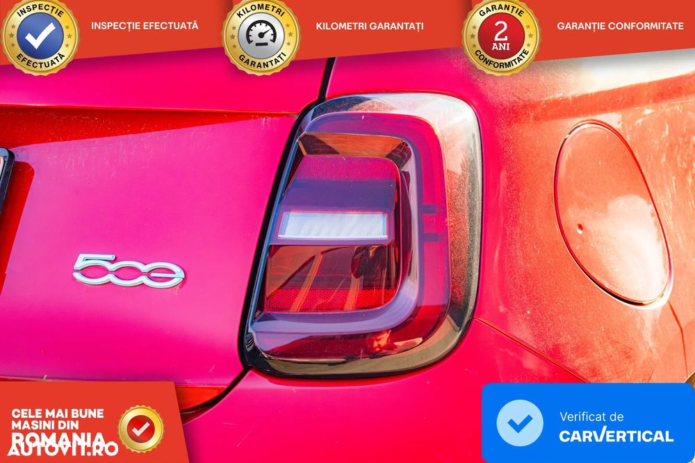 Fiat 500E 23,8kWh C Red - 7