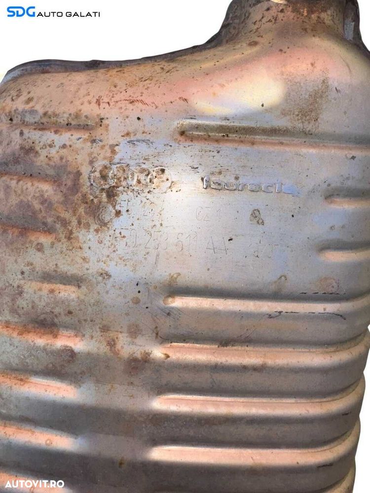 Ansamblu Complet Evacuare Toba Tobe Teava Esapament FInala Audi A6 C6 4F 3.0 Diesel 2004 - 2011 Cod 4F0253611AA 4F0253612AA [LC2175] - 2