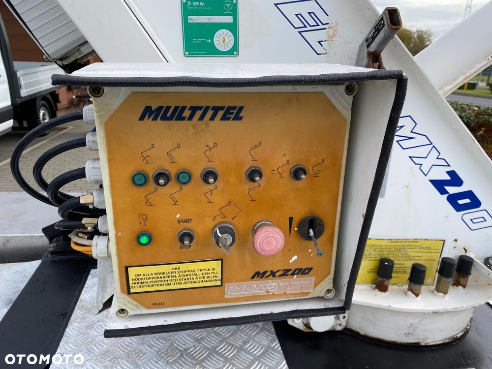 Nissan CABSTAR 3,0D PODNOŚNIK KOSZOWY MULTITEL MX200 20M WYS. ROBOCZA - 23