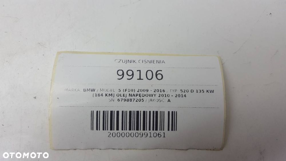 CZUJNIK CIŚNIENIA KOŁA TPMS BMW 679887205 - 3