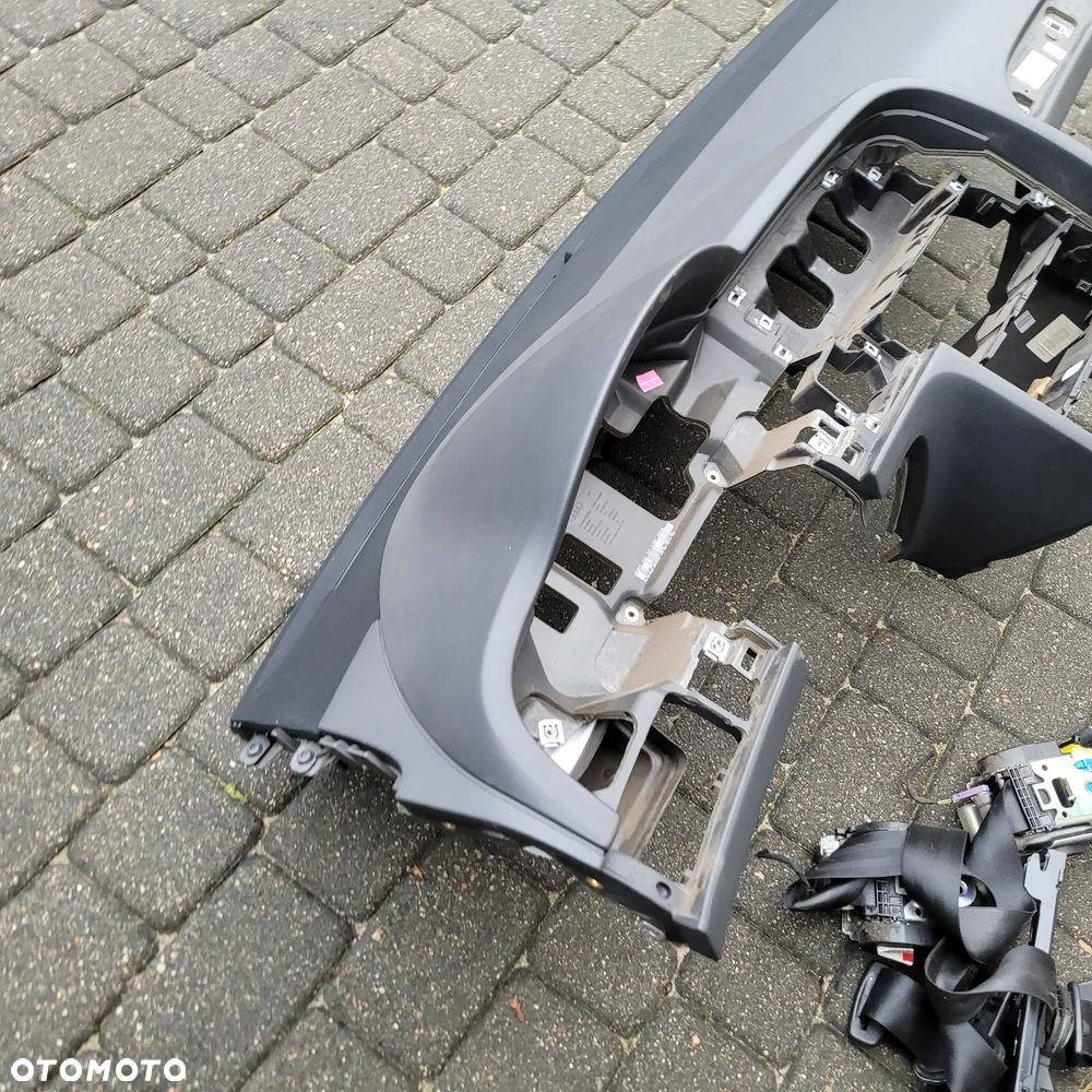 AUDI A6 C6 LIFT DESKA KONSOLA AIRBAG PASY CZARNA SOUL 4 RAMMIENNA KOMPLET - 9