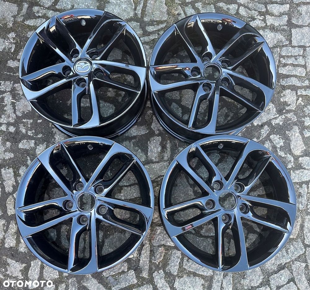 FELGI MAZDA 5X114,3 16 JAK NOWE CZARNE POŁYSK - 3