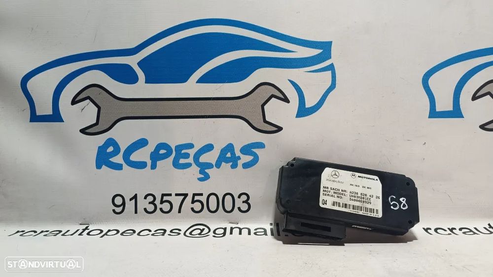 CENTRALINA MODULO ELETRONICO BLUETOOTH TELEFONE MERCEDES BENZ CLASS CLK C209 W209 A2308204226 2308204226 UH03MD01EE CLASS ML W163 C W203 VITO MISTO W639 - 3