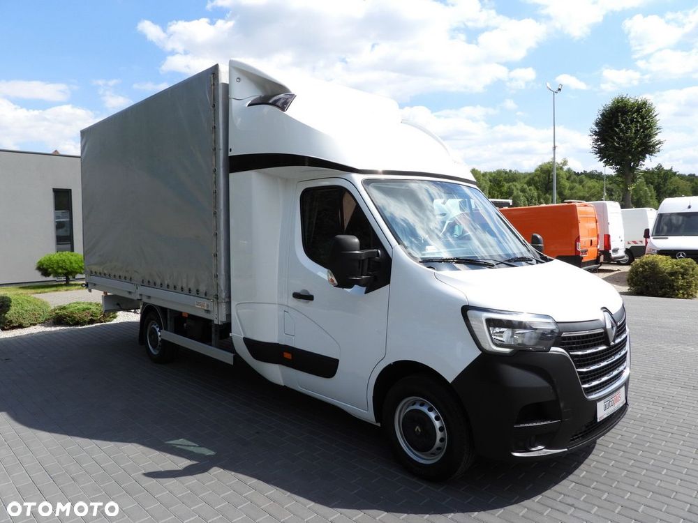 Renault MASTER PLANDEKA 8 PALET WEBASTO TEMPOMAT LEDY PNEUMATYKA KLIMATYZACJA  165KM - 5